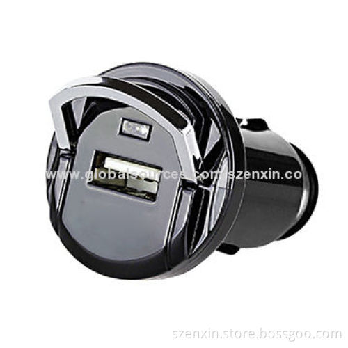 Car Charger with 1A/10W and LED Charging Indicator
